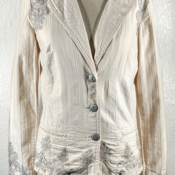 Johnny Was Seville Embroidered Jacket S NWT - Picture 4 of 6